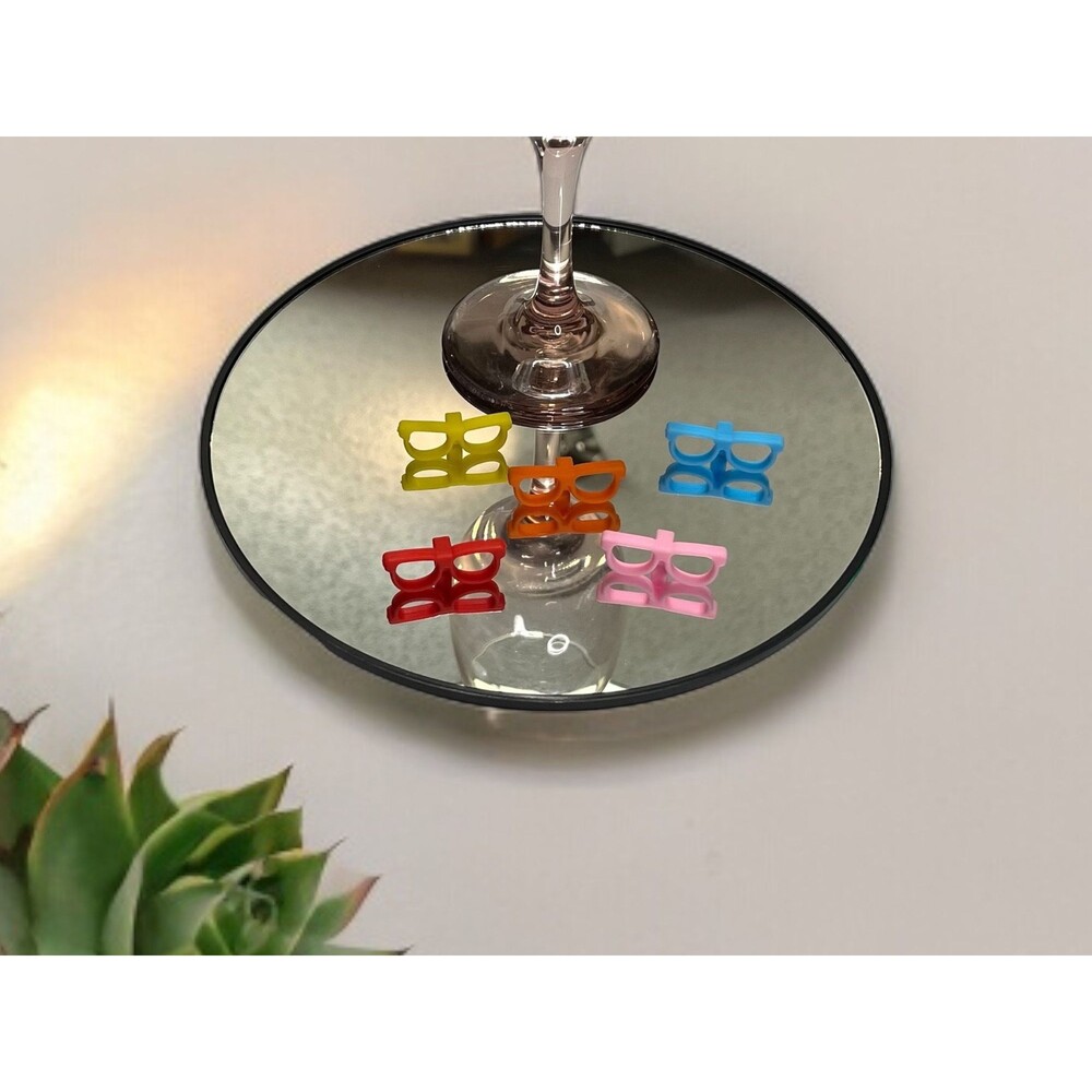 Sunglasses Shaped Drink Glass Markers - Perfect for Parties